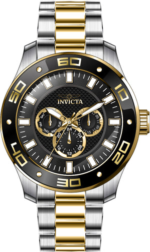 Invicta Men's 45759 Pro Diver  Quartz Multifunction Black Dial Watch