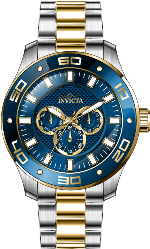 Invicta Men's 45760 Pro Diver  Quartz Multifunction Blue Dial Watch