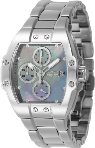 Invicta Women's 45769 S1 Rally Quartz Chronograph Platinum Dial Watch