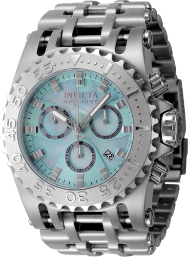 Invicta Men's 45929 Reserve  Quartz Chronograph Turquoise Dial Watch