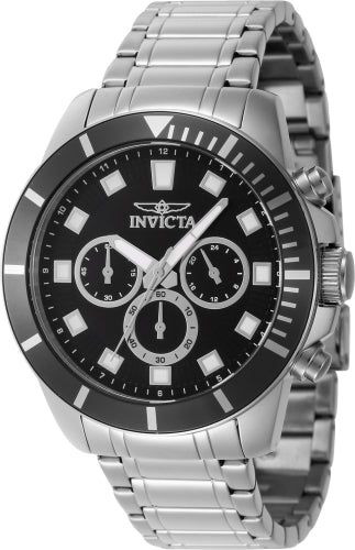 Invicta Men's 46031 Pro Diver Quartz Chronograph Black Dial Watch