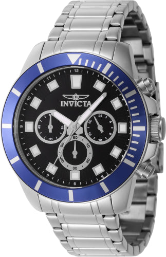 Invicta Men's 46040 Pro Diver Quartz Chronograph Black Dial Watch