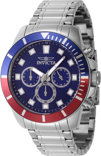 Invicta Men's 46041 Pro Diver Quartz Chronograph Black Dial Watch