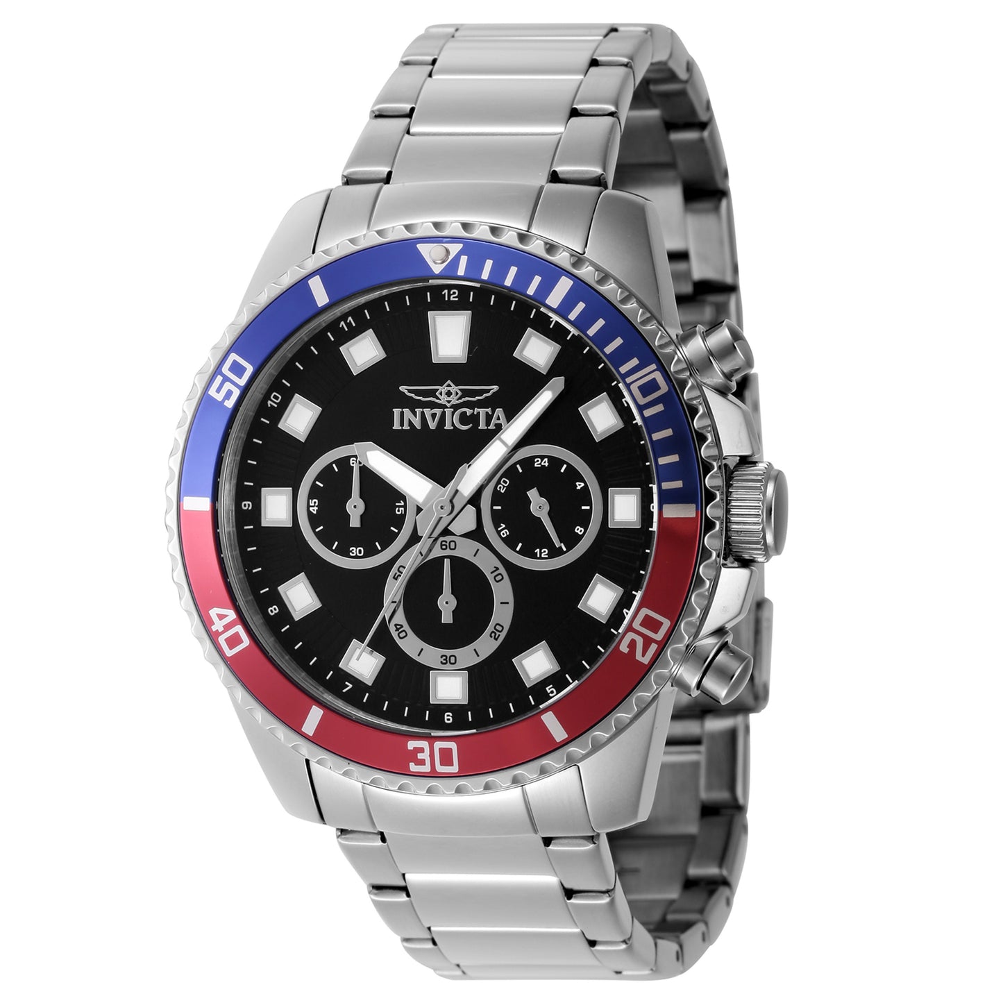 Invicta Men's 46053 Pro Diver Quartz Chronograph Black Dial Watch