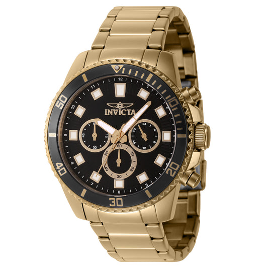 Invicta Men's 46054 Pro Diver Quartz Chronograph Black Dial Watch
