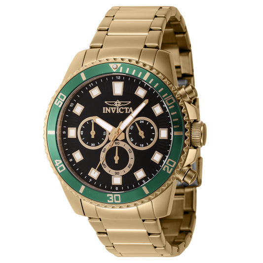 Invicta Men's 46055 Pro Diver Quartz Chronograph Black Dial Watch