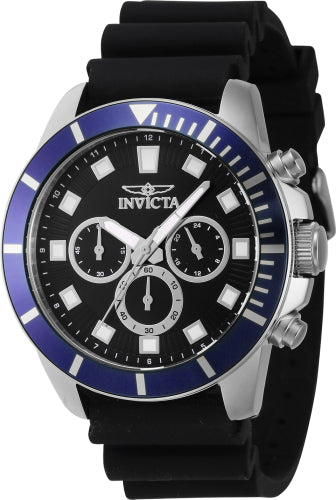 Invicta Men's 46079 Pro Diver Quartz Chronograph Black Dial Watch