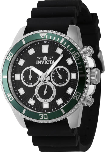 Invicta Men's 46086 Pro Diver Quartz Chronograph Black Dial Watch