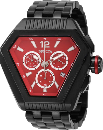 Invicta Men's 46098 Speedway Quartz Chronograph Red Dial Watch