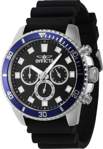 Invicta Men's 46118 Pro Diver Quartz Chronograph Black Dial Watch