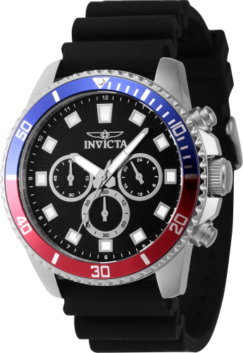 Invicta Men's 46119 Pro Diver Quartz Chronograph Black Dial Watch