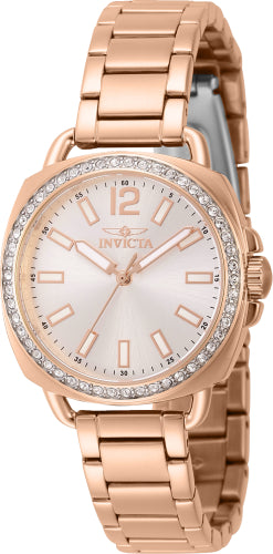 Invicta Women's 46343 Wildflower Quartz 3 Hand Silver Dial Watch