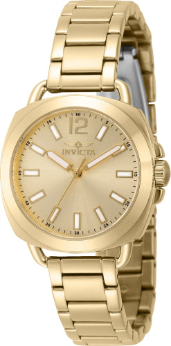 Invicta Women's 46346 Wildflower Quartz 3 Hand Gold Dial Watch