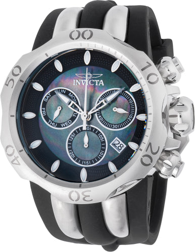 Invicta Men's 46465 Venom Quartz Chronograph Black Dial Watch