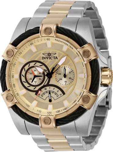 Invicta Men's 46867 Bolt Quartz Chronograph Gold Dial