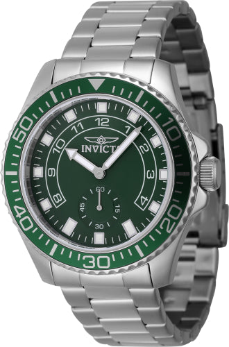 Invicta Men's 47126 Pro Diver Quartz Multifunction Green Dial Watch