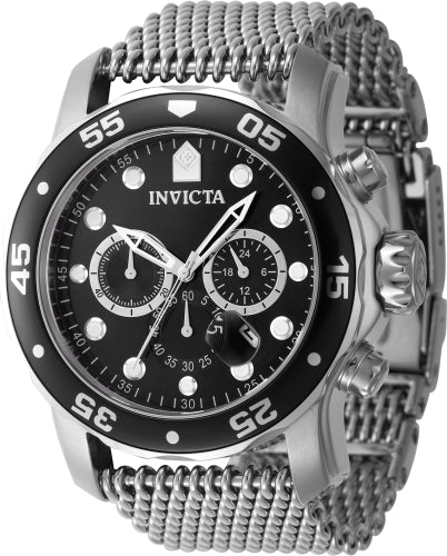 Invicta Men's 47236 Pro Diver Quartz Chronograph Black Dial Watch