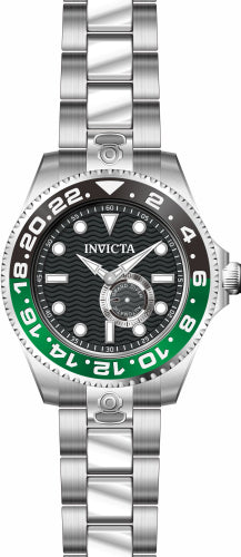 Invicta Men's 47296 Pro Diver  Automatic 3 Hand Black Dial Watch