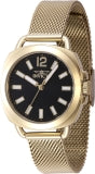 Invicta Women's 47324 Wildflower Quartz 3 Hand Black Dial Watch