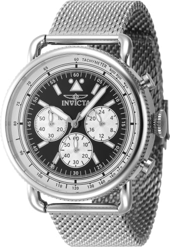 Invicta Men's 47358 Speedway  Quartz Chronograph Black Dial Watch