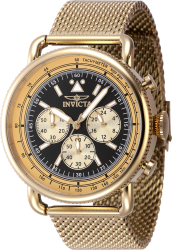 Invicta Men's 47361 Speedway  Quartz Chronograph Black Dial Watch