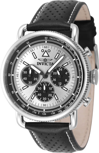 Invicta Men's 47363 Speedway  Quartz Chronograph Silver Dial Watch