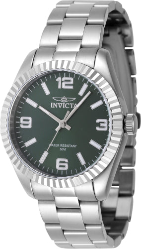 Invicta Women's 47465 Specialty Quartz 3 Hand Green Dial Watch