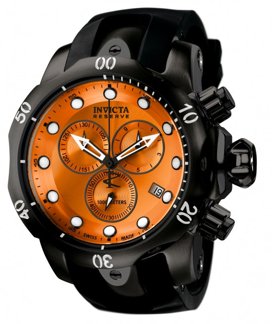 Invicta Men's 5735 Venom  Quartz Chronograph Orange Dial Watch