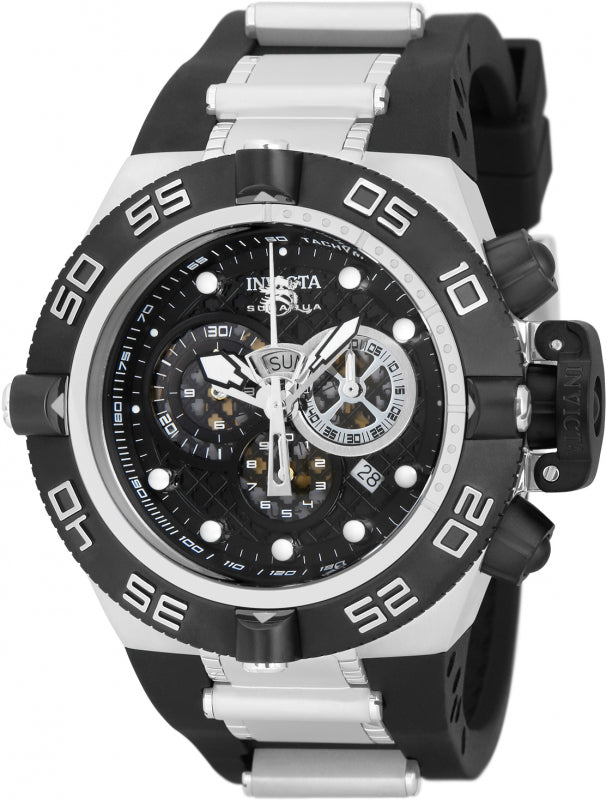 Invicta Men's 6564 Subaqua Quartz Chronograph Black, Grey Dial Watch