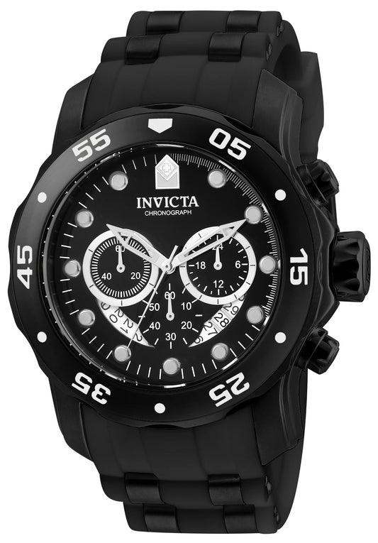 Invicta Men's 6986 Pro Diver  Quartz Chronograph Black Dial Watch