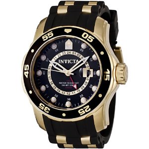 Invicta Men's 6991 Pro Diver Quartz GMT Black Dial
