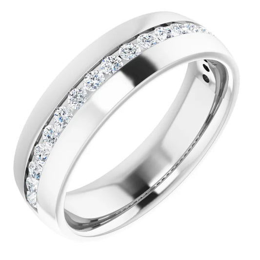 Men's Channel-Set Engagement Ring - Swanson