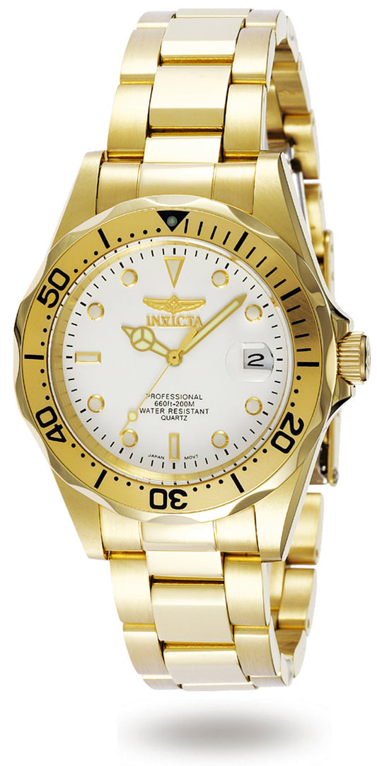Invicta Men's 8938 Pro Diver  Quartz 3 Hand White Dial Watch