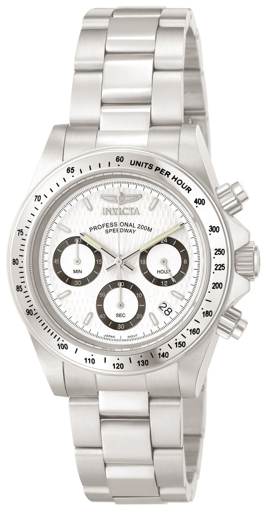 Invicta Men's 9211 Speedway Quartz Chronograph White Dial Watch