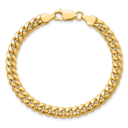 Solid Gold Miami Cuban Bracelet/Anklet