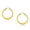 Polished Hoop in 14K Yellow Gold