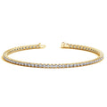 2 CTW Lab-Grown Diamond Tennis Bracelet — 14KT Yellow Gold