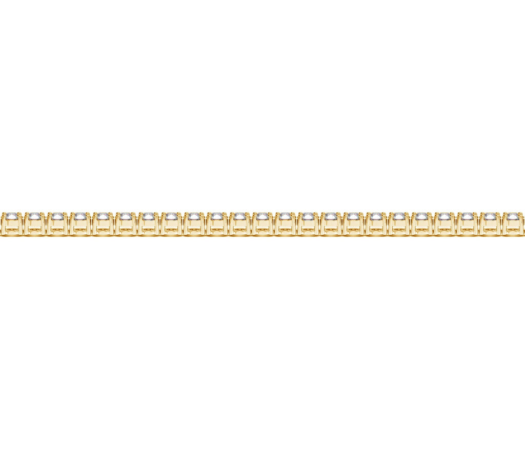 2 CTW Lab-Grown Diamond Tennis Bracelet — 14KT Yellow Gold