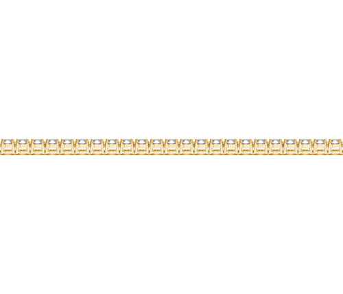 2 CTW Lab-Grown Diamond Tennis Bracelet — 14KT Yellow Gold