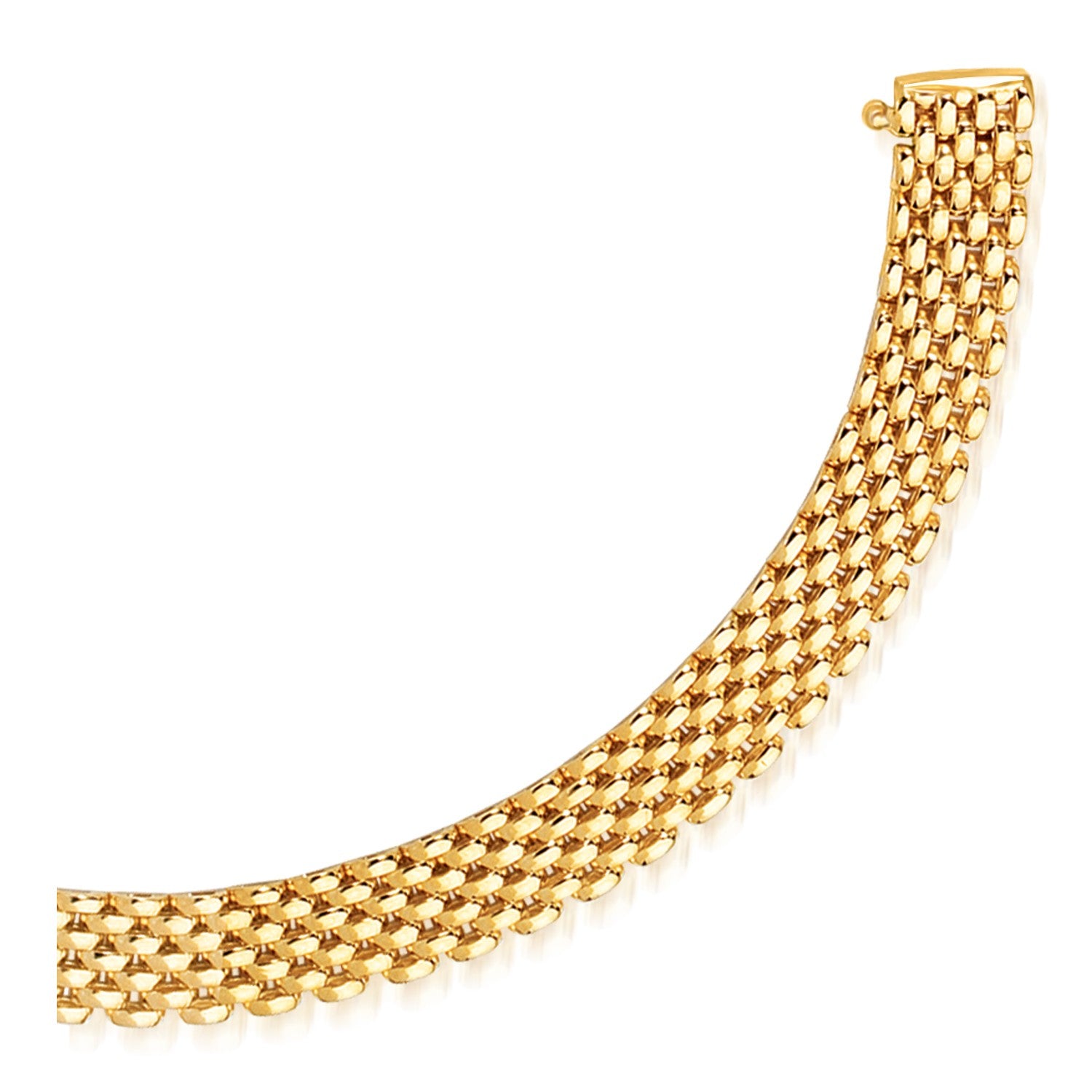 Flexible Panther Line in 14KT Yellow Gold