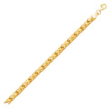 Fancy Basket Weave Line in 14KT Yellow Gold