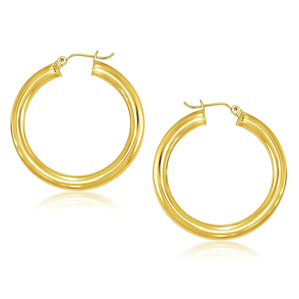 Polished Hoop in 14K Yellow Gold