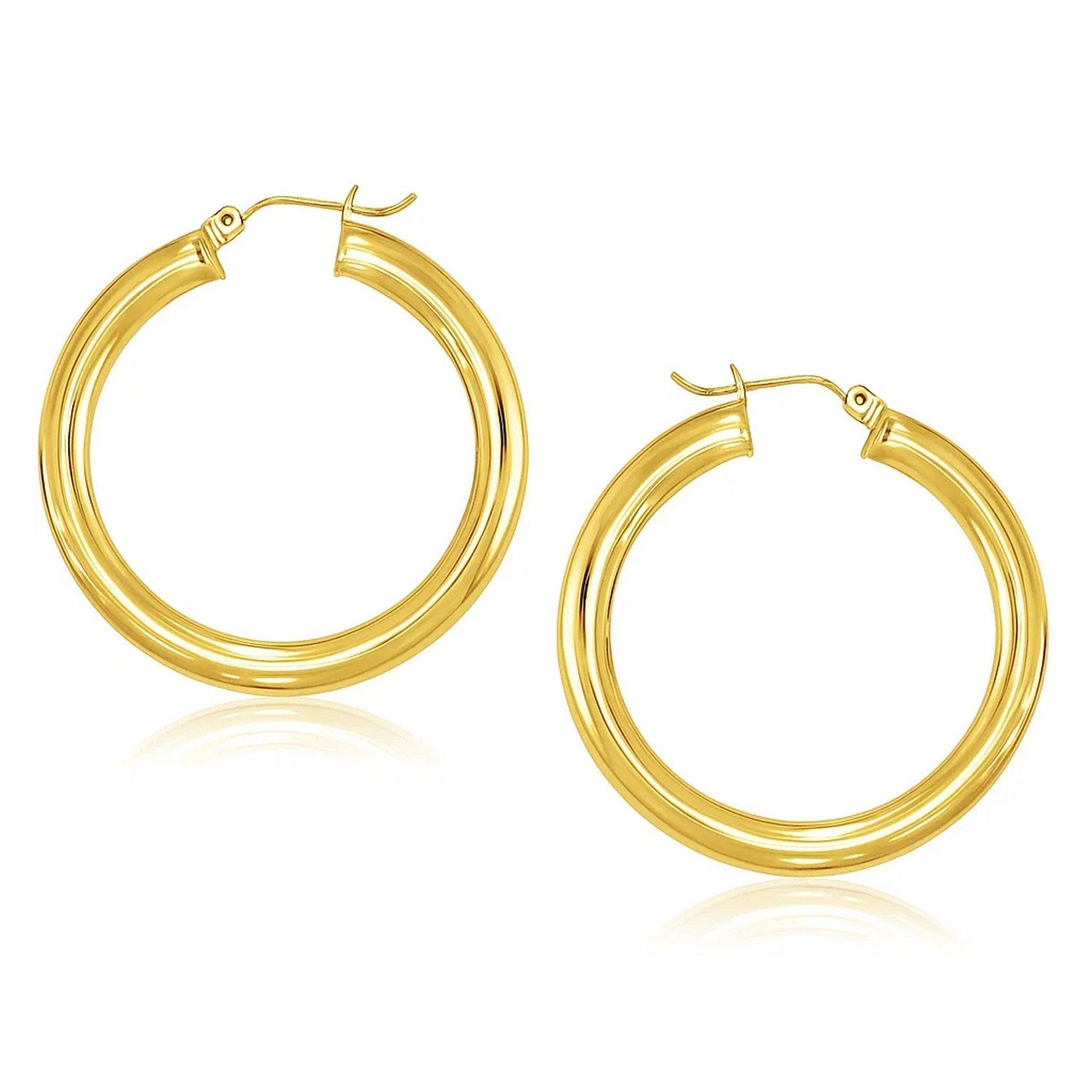 Polished Hoop in 14K Yellow Gold