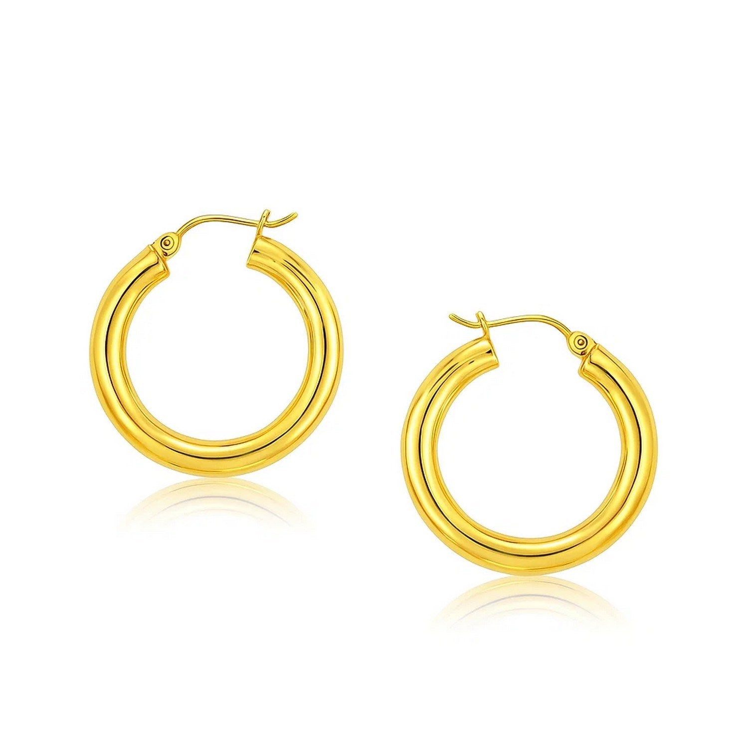 Polished Hoop in 14K Yellow Gold