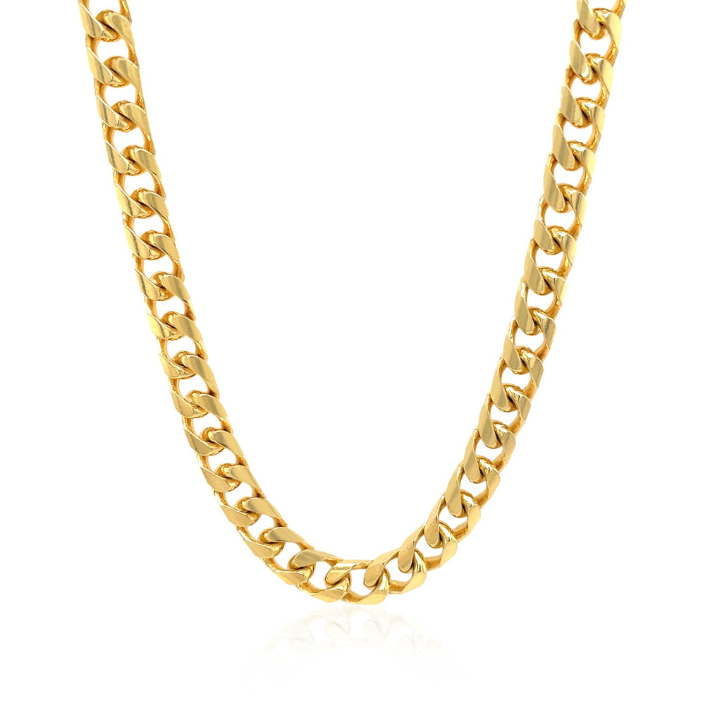 14KT Yellow Gold Miami Cuban Link Chain — Classic — 5.5mm