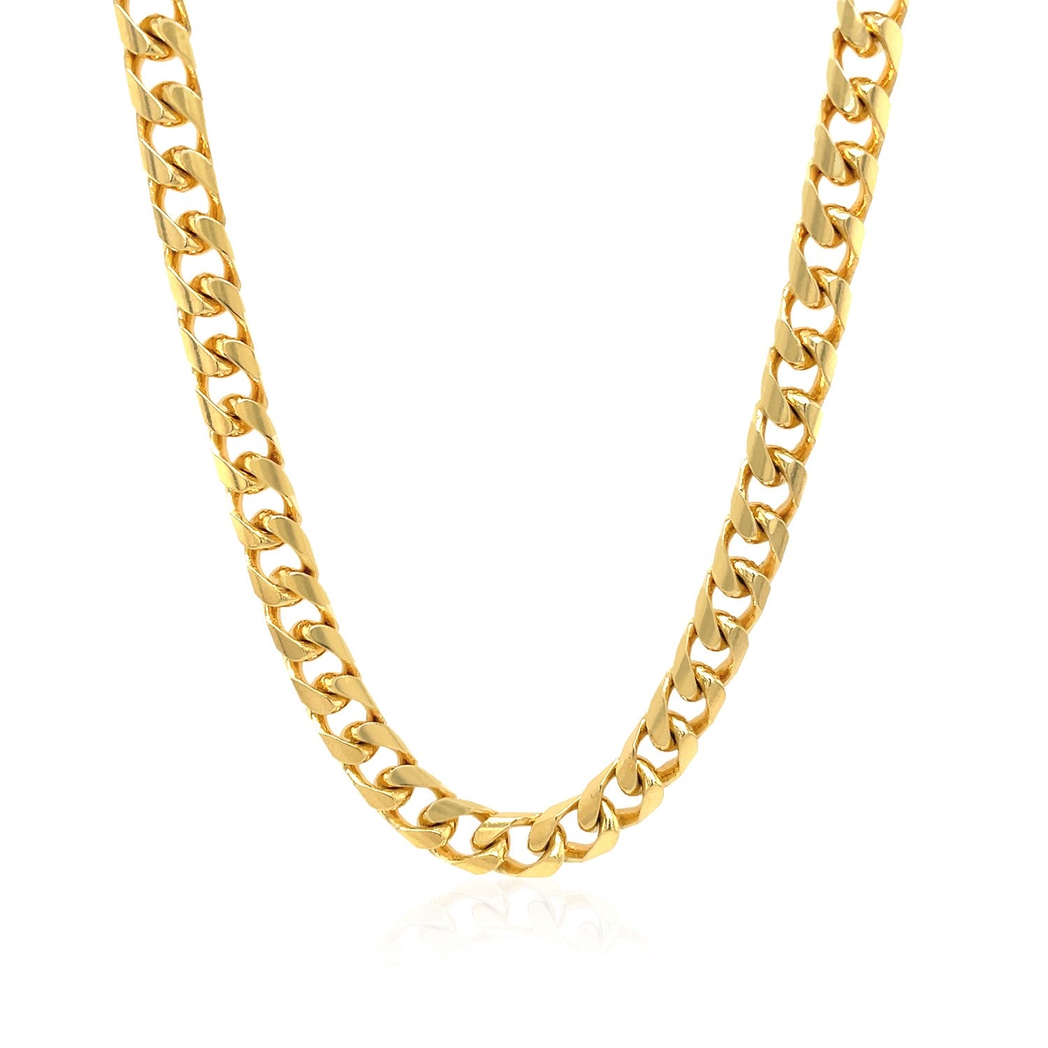 14KT Yellow Gold Miami Cuban Link Chain — Classic — 5.5mm