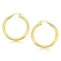 Polished Hoop in 14K Yellow Gold