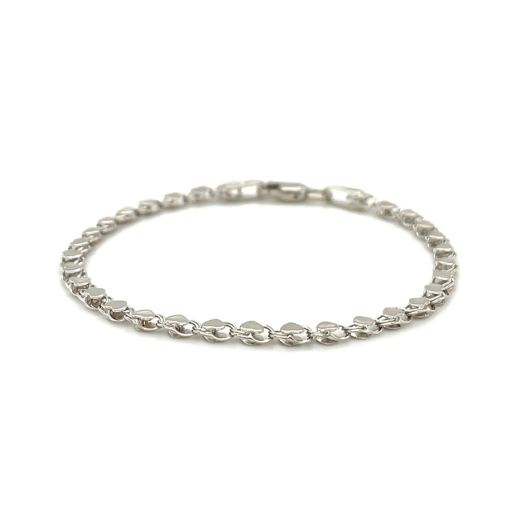 Heart in 14KT White Gold