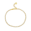 Pearl and Alternating Bead in 14KT Yellow Gold
