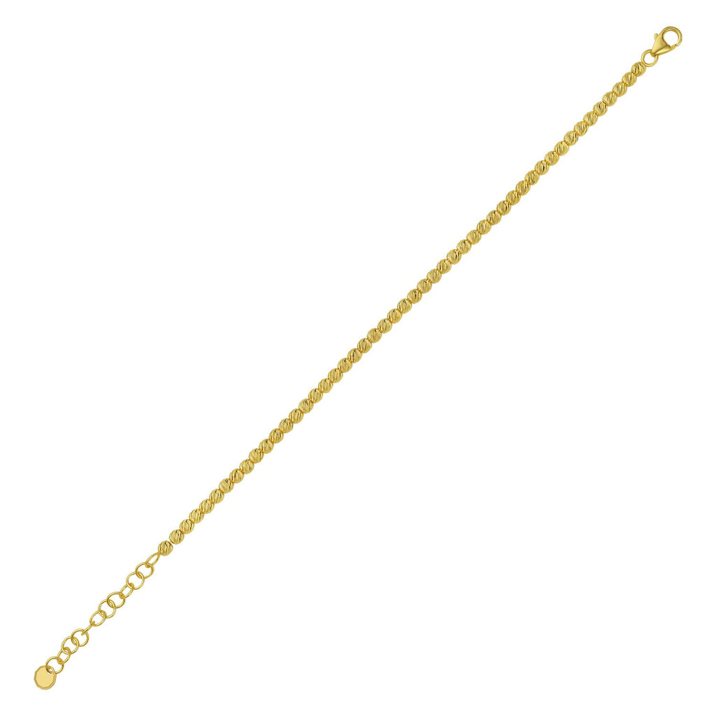 Bead in 14KT Yellow Gold